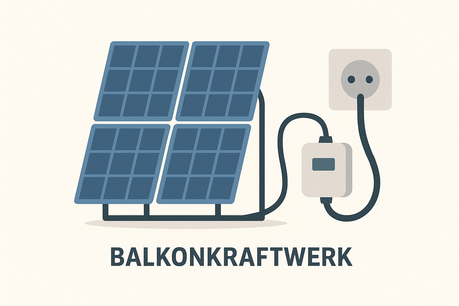 Plug & Play Balkonkraftwerk für einfache Installation